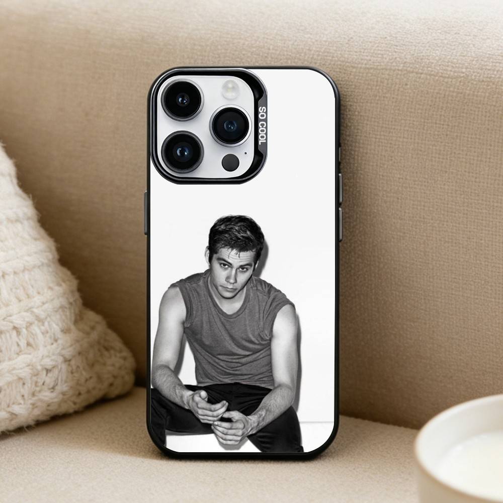 Чехол для телефона D-Dylan O'Brien для iPhone 17, 16, 15, 14, 13, 12 Pro Max, Черный, Конфетный, Матовый, Ударопрочный