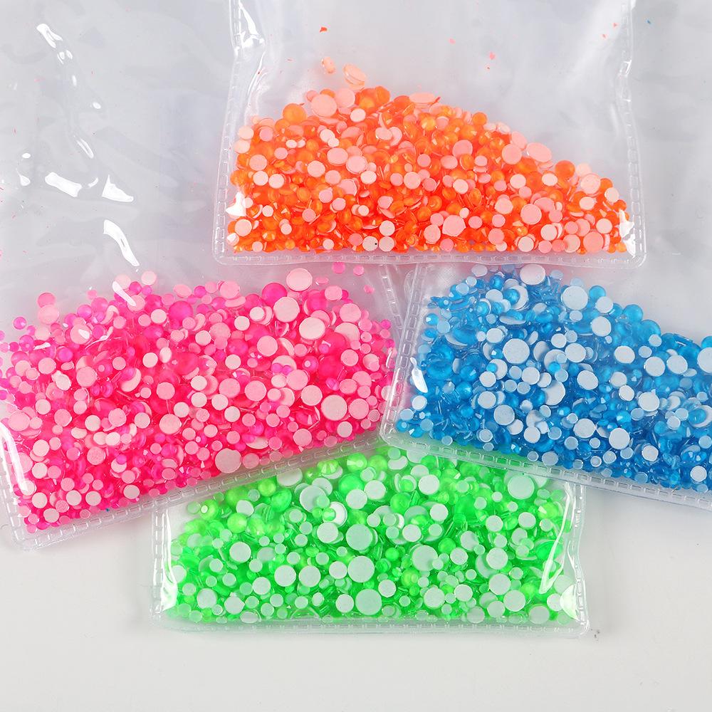 Смешанный мокко плоскодонный сверло неоновый флуоресцентный сверло DIY аксессуары для мобильных телефонов стеклянные хрустальные наклейки для ногтей сверло для дизайна ногтей