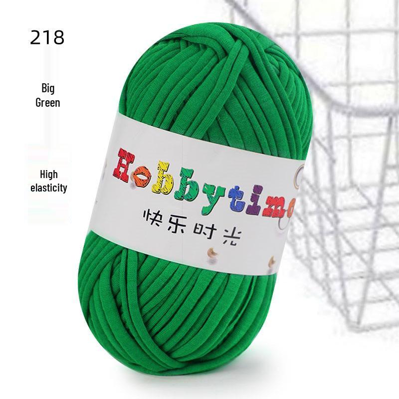 Пряжа из полосок ткани DIY Набор для вязания крючком: Сумка ручной работы, Материал для вязания подушек, ковров и кукол