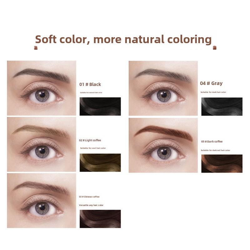 Карандаш для бровей Maioli с вращающейся двойной головкой: Водостойкий, устойчивый к поту, долговечный, не размазывается.