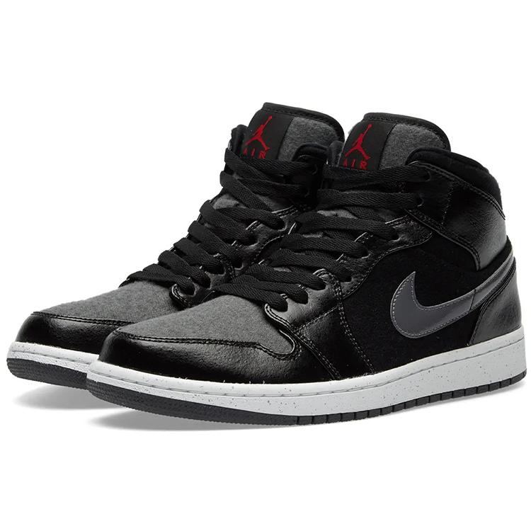 Jordan 1 Средний Премиум Зимний Черно-Серый 852542-001