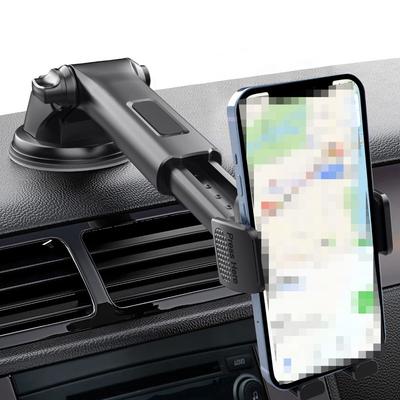 Универсальный Держатель для Телефона на Присоске с Выдвижной Штангой и 360° Вращением, Автомобильный Держатель для Телефона, Подходит для Всех Телефонов, Крепление для Телефона на Лобовое Стекло Автомобиля