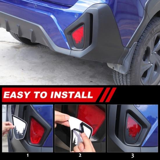 Задний Противотуманный Фонарь Виниловая Наклейка Накладка Стикер Для Subaru Crosstrek 2024+