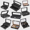Luxury Multi-Position Carbon Fiber Watch & Jewelry Display Box