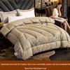 Camel Wool Winter Quilt - Thick, Warm, Double Layer, 10 Jin Cotton & 8 Jin Wool Core
