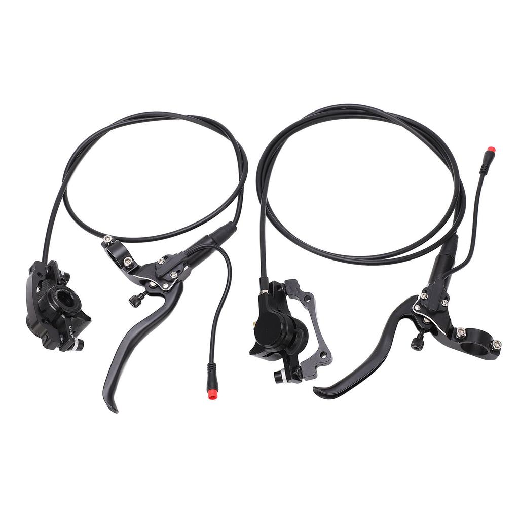 Bike Disc Brake Set Sensitive Front Rear Power Cut Off Hydraulic Brake Kit for Electric Scooter