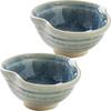 Minoru Pottery Mino Ware Amane 70 Gourd-Shaped Small Dish Türkiye Set of 2