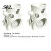 Reliable Aquarium Habitat 2Pcs 3D Printed Tree Stump Fish Shelter, Tank Landscaping Decoration Ornaments, Multiple Holes Hiding Cave for Durable Resin