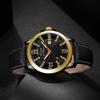 Fashion Business Men's Watches Fashion Men's Watches Simple Watch Large Dial Watch Sports Men's Watch Belt Calendar Watch