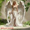 Acrylic 2D Flat Angel with Wings Tabletop Decoration for Living Room, Office, and Festive Occasions