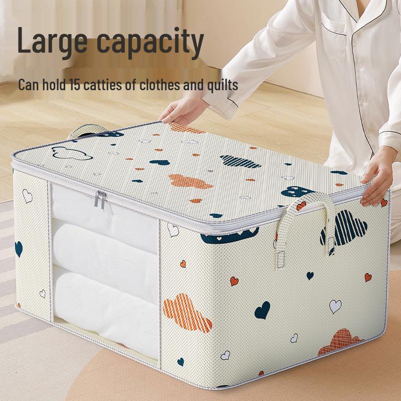 Waterproof Quilt & Clothes Storage Bag with Large Capacity - Transparent & Multifunctional Packing Box