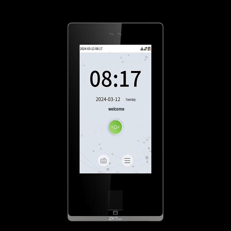 ZKTECO zFace1702 Динамический терминал контроля доступа по лицу и отпечатку пальца CN вилка (адаптер в комплекте)