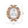 Oval Baroque Frame Resin Material Picture Holder Exquisite Oval Photo Frame  Party Layout
