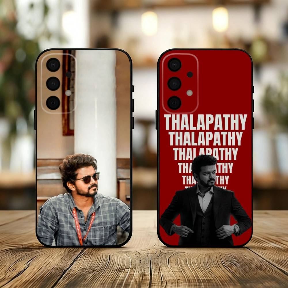 T-ThalaPathy Actor V-Vijay-Y Phone Case For Samsung Galaxy A73,A72,A71,A70,A53,A52,A51,Others Soft Black Cover