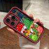 Чехлы для телефонов Ae119 Merry Christmas Santa art design для iPhone 16 14 13 11 Pro Max 15 7 8 6 Plus 12 mini XR XS Max SE Angel Eye Ladder Protective Cover