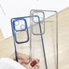 Роскошный прозрачный чехол с покрытием краев для vivo V40 V30 V29 V27 Pro, оригинальная гальваническая рамка, противоударный чехол, тонкий жесткий защитный корпус