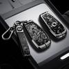 Changan Qiyuan A05/A06/A07 Key Cover - Q05 125MAX Remote Metal Shell with Leather Snap Button