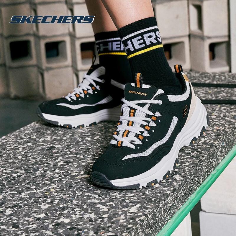 Skechers Женские ретро кроссовки на платформе с пандой