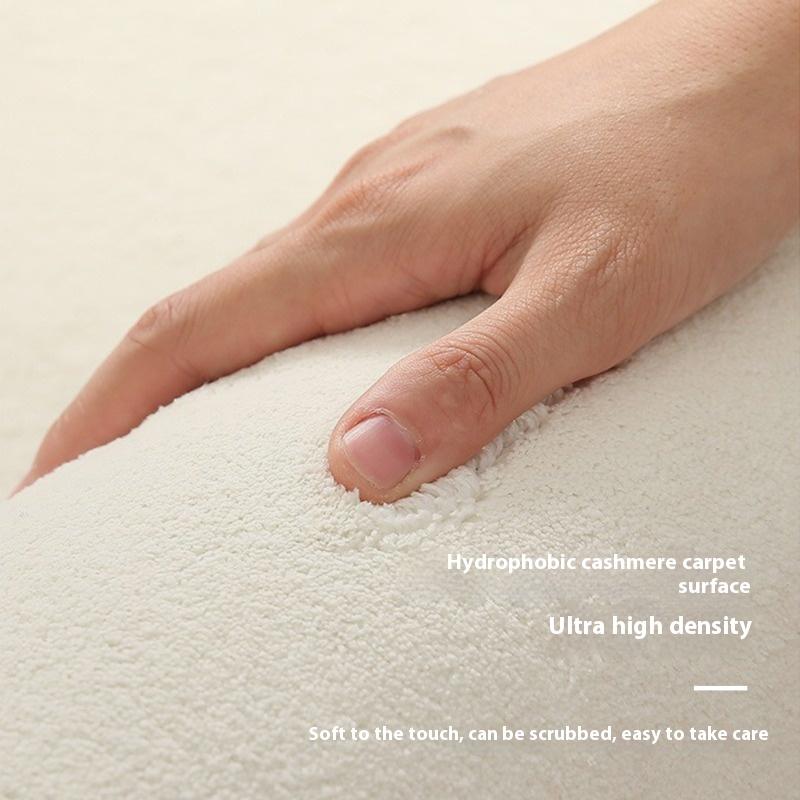 Милый домашний мультяшный ковер из искусственного кашемира для детской комнаты, спальни, покрывало на кровать, девичье сердце, коврик для пола с облачным принтом