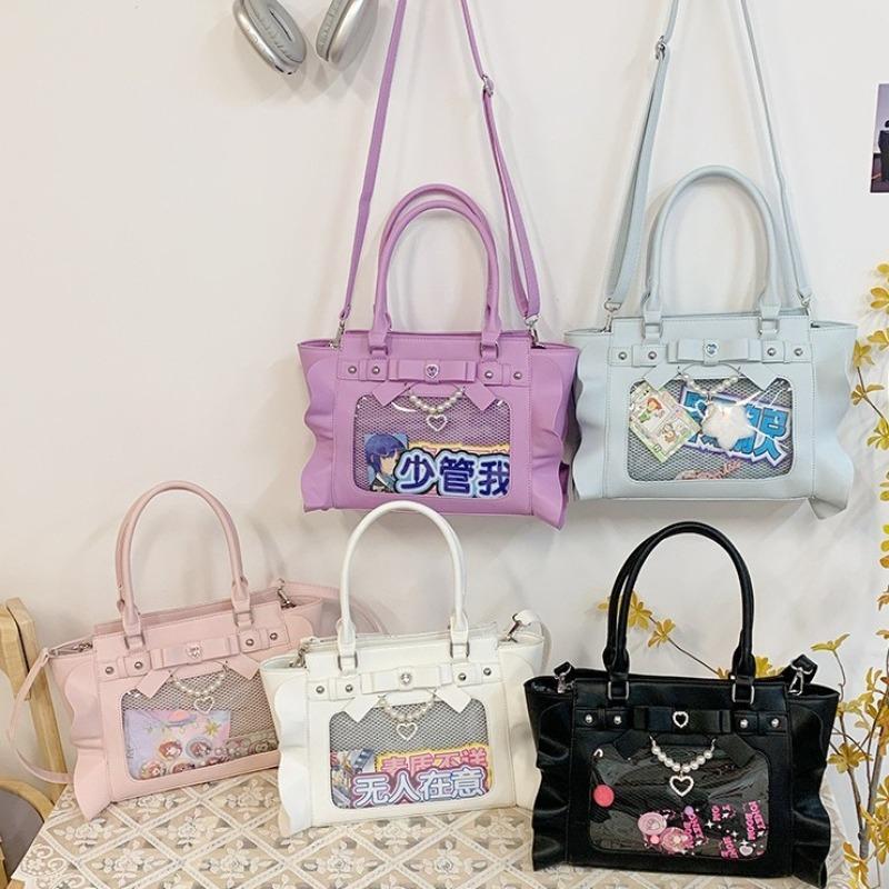 Подростковые Женские Сумки-Тоуты с Бантом Bolsos Mujer Квадратные Сумки для Женщин Сумка Через Плечо Студент Sac Femme Оригинальные Bolsas Для Повседневного Использования Bolso
