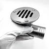 Marine Hardware 316 Stainless Steel 32MM/38MM Doats Floor Deck Cockpit Drain Scupper One-piece Curved Floor Drain