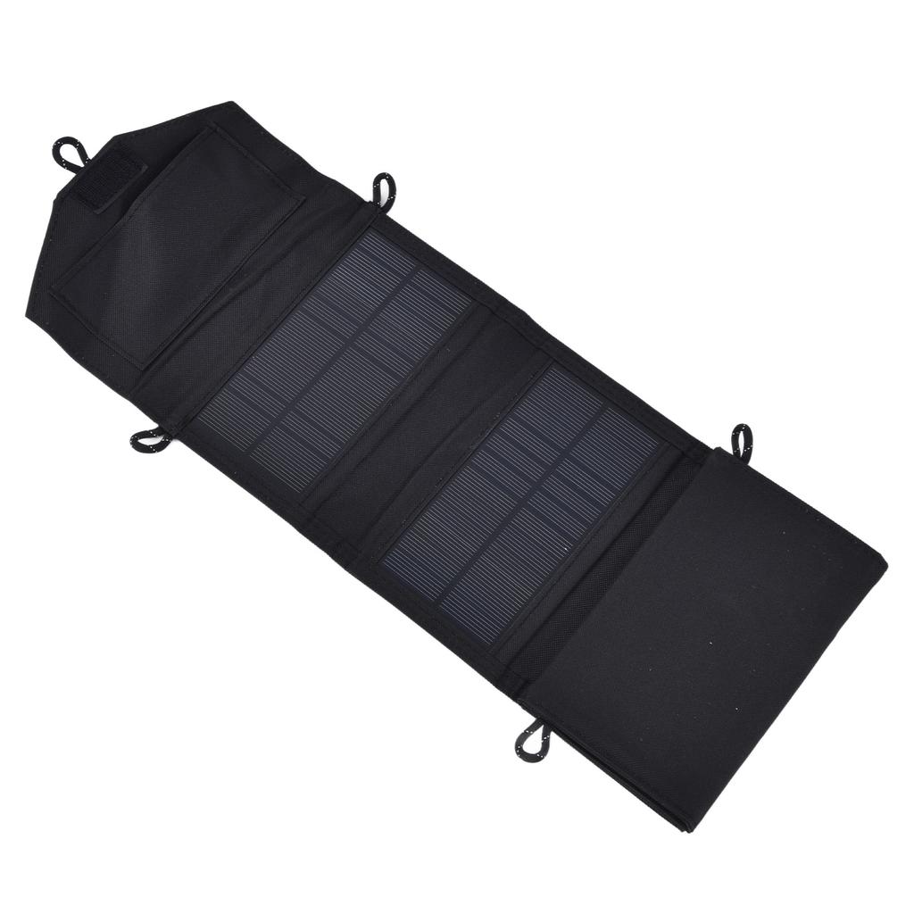 15W 5V Portable Solar Folding Panel Power Station Outdoor USB Solar Panel Power Bank for Camping