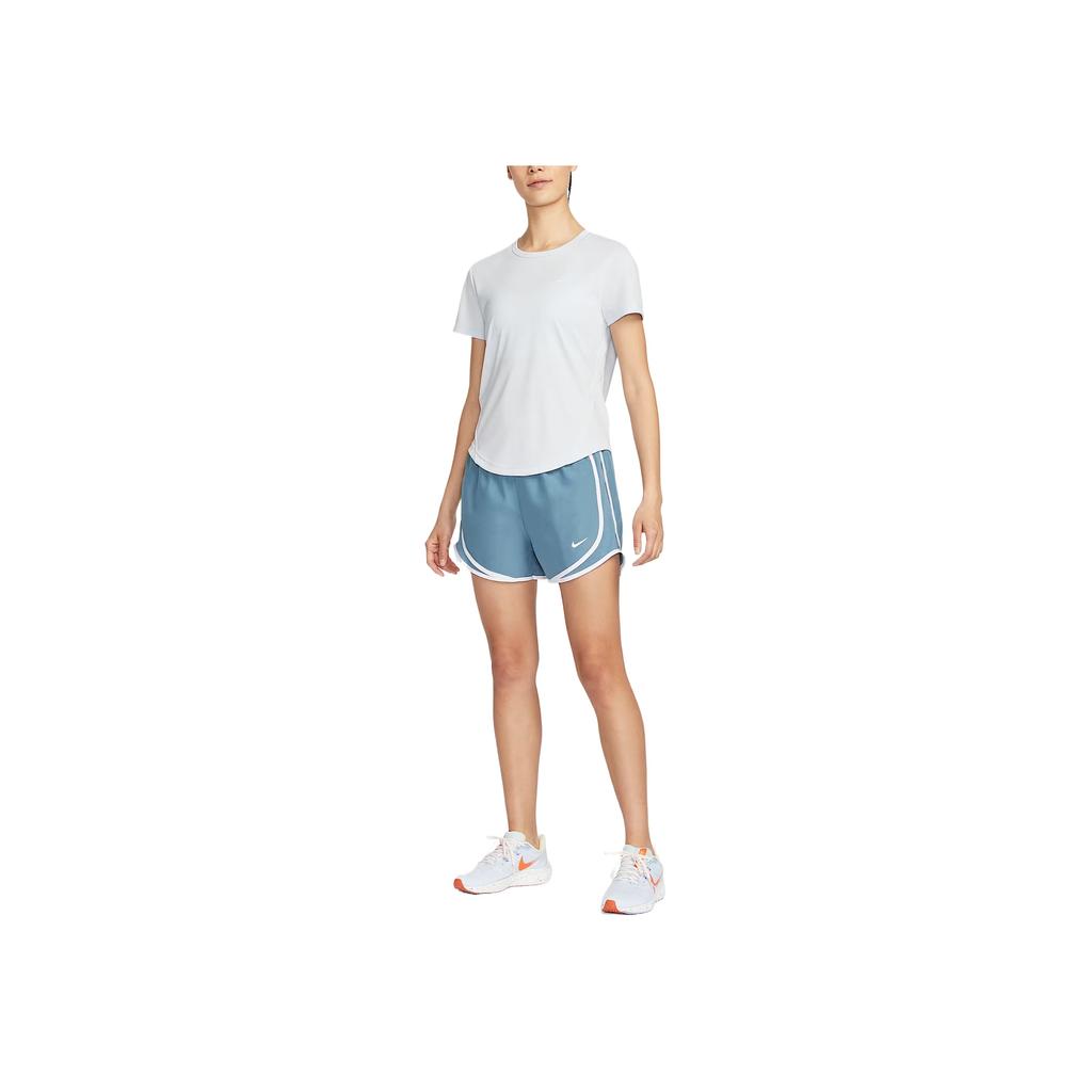 Nike Dri-Fit Casual Comfortable Simple Versatile Sports Shorts Women Shorts Smoke-Blue HM6097-009