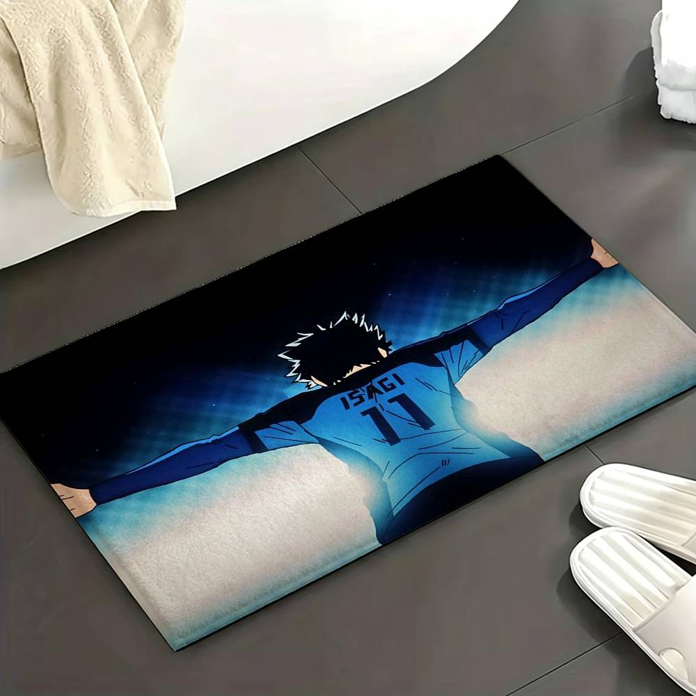 ANIME Y-Yoichi I-Isagi Floor Mat Soft Non Slip for Entry Door Bathroom Indoor Home Decorative Carpet