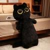 65-130CM Cat Plush Toy Long Pillow Stuffed Soft Cat Sleeping Pillow Sofa Cushion Accompany Doll Toys Xmas Gift