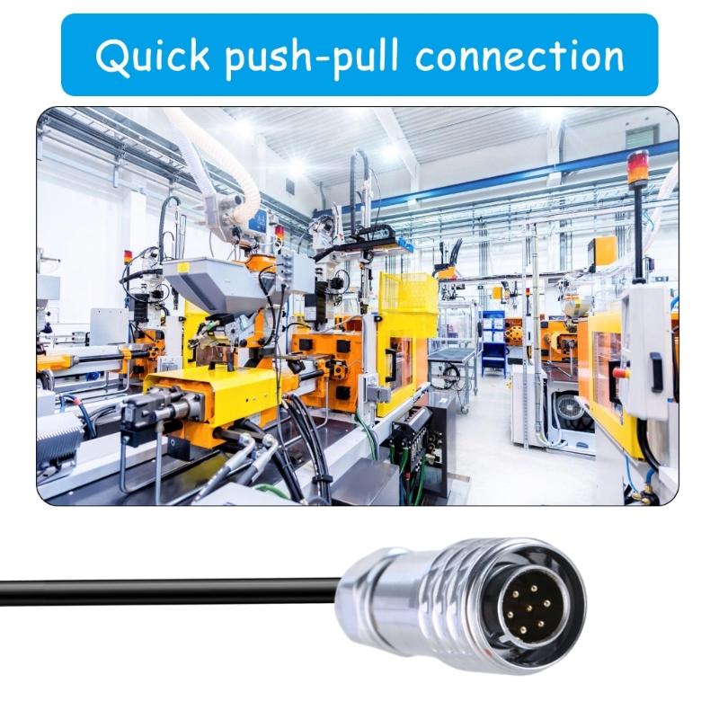 SF12 Connector Plug 2Pin to 9Pin Waterproof Aviation Socket Set for Professional Photography Equipment Cable Connector