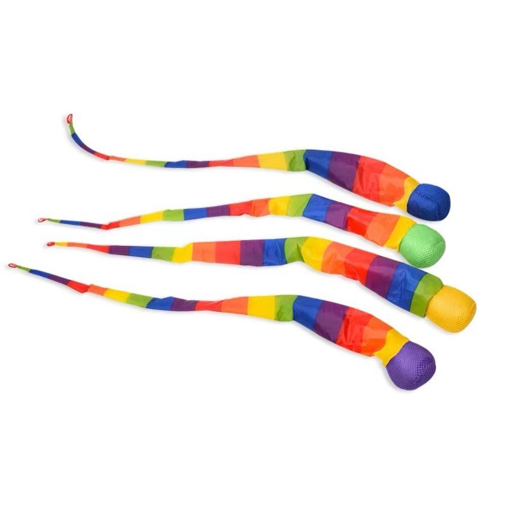 Catch Long Tail Sandbag Eco-Friendly Fabric Throwing Soft BallKid Toy Meteor Ball Kindergarten