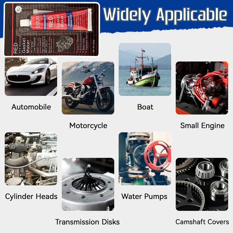 Silicone Gasket Maker 85g Waterproof Head Sealant High Temperature Resistant Engine Sealant For Import Engines