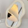 Cloud Shaped Makeup Mirror Irregular Hairdressing Wall Mirror Decorative Standing Dresser Mirror