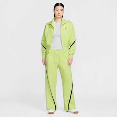 Women's Nike Advantage Jackets Women's Light Lemon Yellow/Light Lemon/Black Turtleneck Moderate
