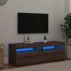 VidaXL TV Furniture with LED Lights 2 Pcs Artisan Oak, TV Stand, Media Unit, TV Console, Hi-Fi Cabinet, Center 856312