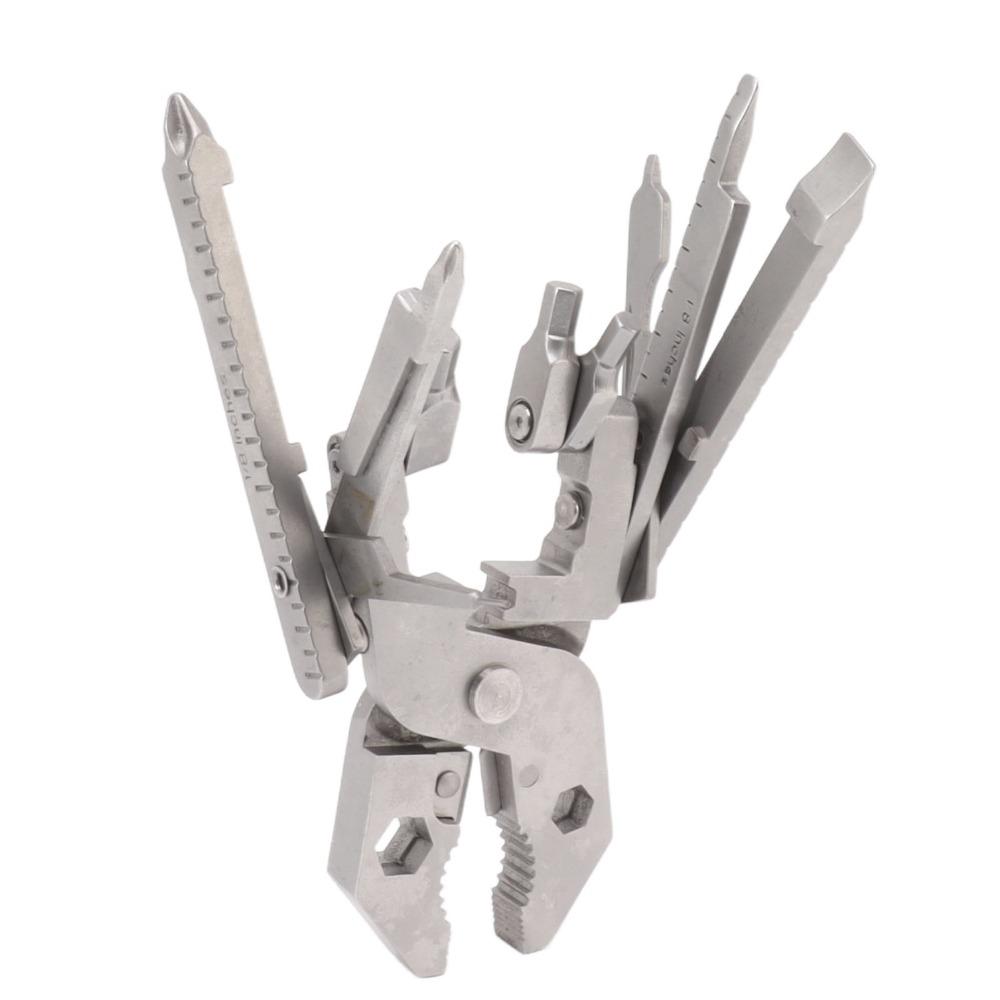 420 Stainless Steel Multi Tool Silver Outdoor Tool Sturdy Multitool Pliers Home Repair