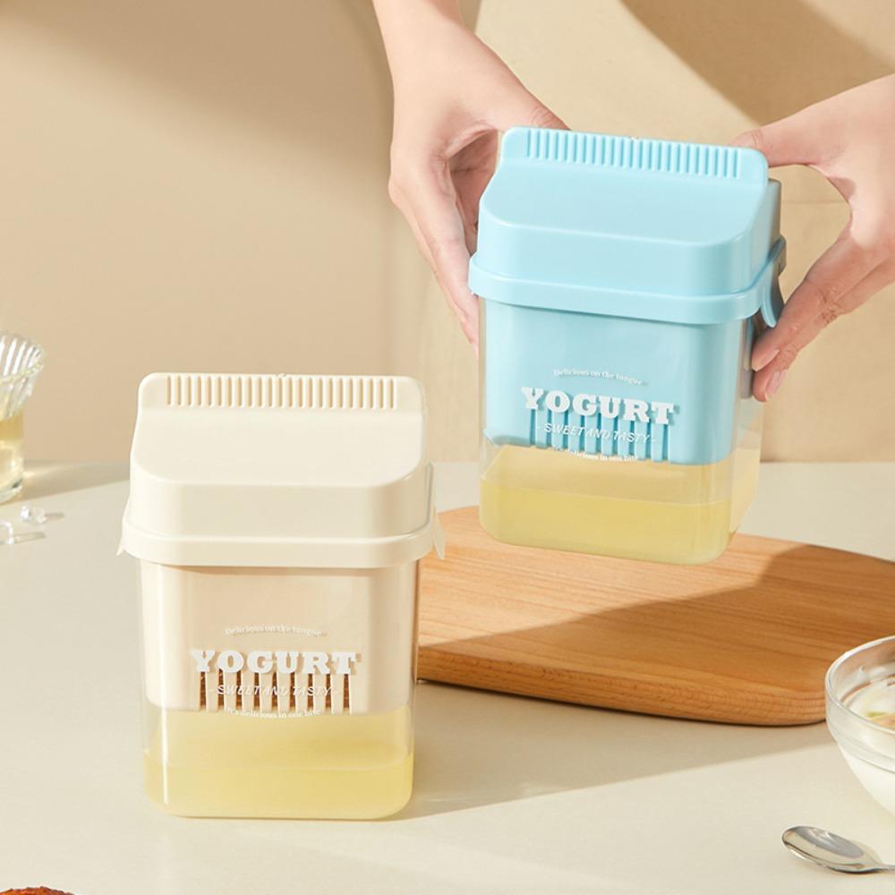 Spring Press Type Greek Yogurt Strainer Transparent Body Whey Separator Yogurt Maker Bread