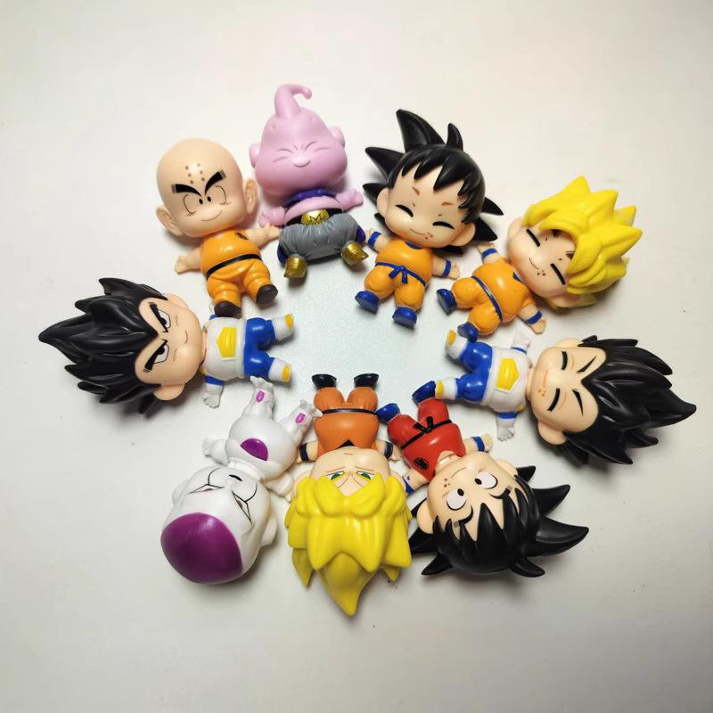 9 шт./комплект Аниме Фигурка Dragon Ball Будь Полным Гоку Вегета Буу Фриза Фигурки Действия ПВХ Статуя Коллекционная Модель Игрушки Подарки для Детей
