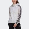 Adidas Casual Sports Hooded Jacket Women Jackets White GQ0564