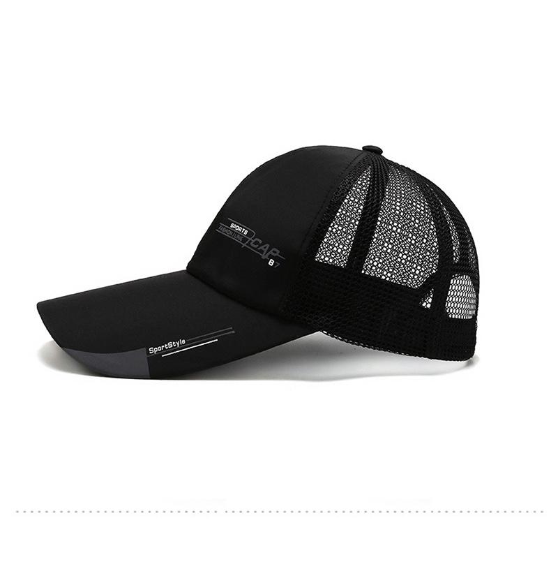 Бейсбольная кепка Trucker Snapback Mesh изогнутая мужская женская летняя шляпа от солнца