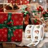250 шт. Наклейки для поделок Christmas Stickers Roll Merry Christmas Наклейки для украшения подарков для праздничного конверта