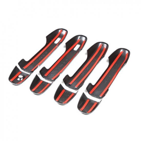 ABS Имитация Углеродного Волокна Накладка на Умную Дверную Ручку для Subaru Crosstrek -2024