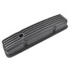 SBC 283-400 Tall Fin Polished Aluminum Valve Covers, Fits '58-'86 Models