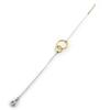 Les Trésors De Lily [N2842] - Silver Bracelet 'Choreography' (rhodium Plated) Gold Plated - 18x15 Mm