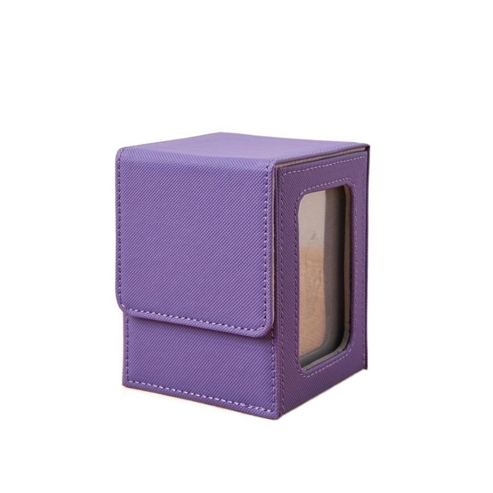 Moisture-proof Window Collection Box PU Game Card Organizer Game Organizer