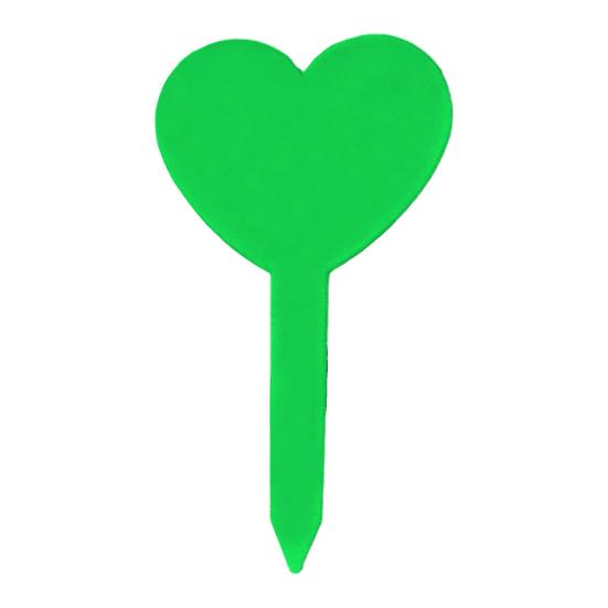 100 шт. Бирки для растений в форме сердца, водонепроницаемые садовые этикетки, многоразовые пластиковые маркеры для растений для цветочных горшков, клумб, травяных садов