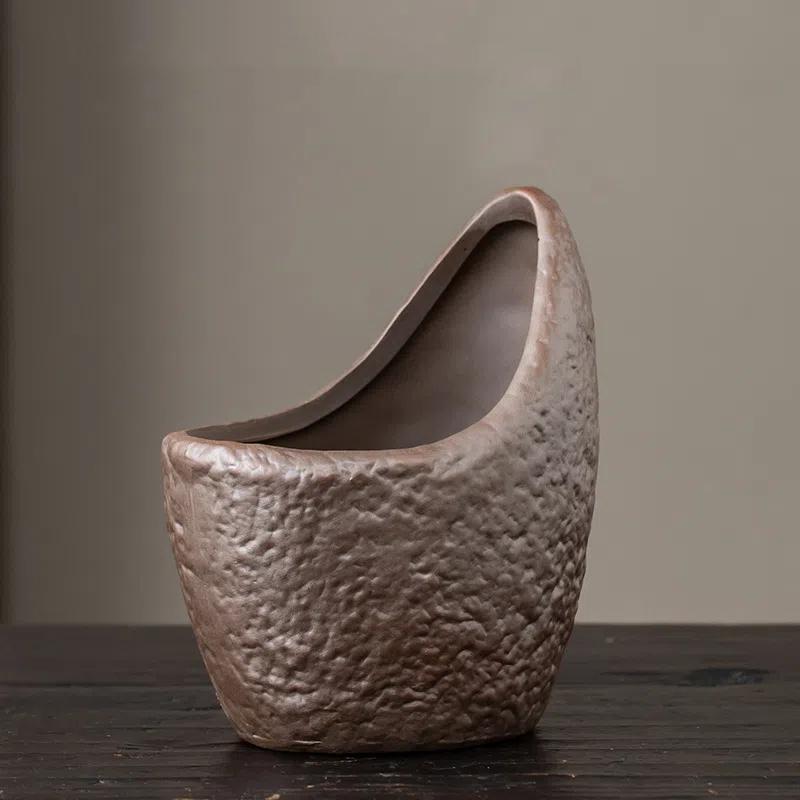 Винтажный крытый и уличный креативный цветочный горшок в форме бонсай, маленький и большой, фиолетовый, глиняный, керамический, зеленый, настольный, декоративный, для растений