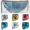Lace-Up Design Belly Dance Skirt Wrap Style Performance Costume Skirt  Dance Performance