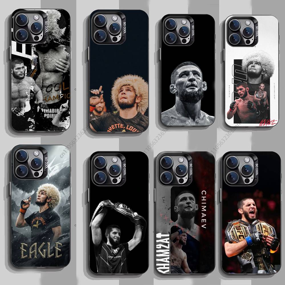 Хабиб Нурмагомедов Чехол для телефона для iPhone 17,16,15,14,13,12,11,Pro,Max,Plus,Mini,X,XS,XR,8,S,SE Мягкий черный чехол
