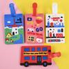 Pvc Luggage Tag Soft Silicone Cartoon Boarding Tag Creative Baggage Suitcase Id